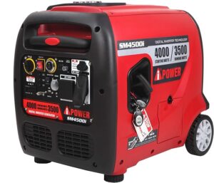 AiPower SM4500i 4000-Watt Remote Control Silent Inverter Generator