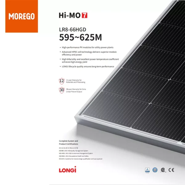 LONGI HI-MO7 600W - Image 3