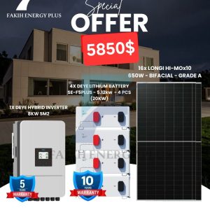 ✅ Inverter ✅ lithium battery ✅ PANELS